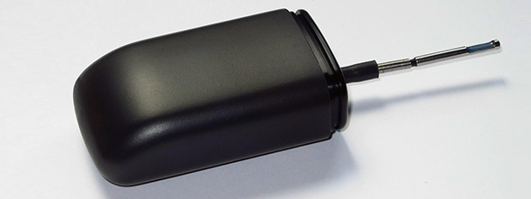 One of the new miniature GPS dive loggers to be deployed on Fiordland penguins in a few weeks