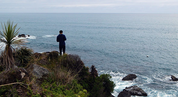 Filming the coast using an expensive, expendable gadget